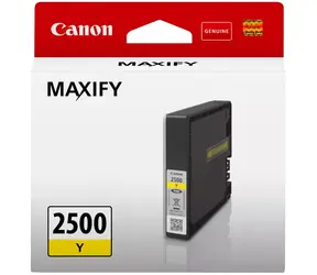 Canon PGI-2500 Y žlutá / Originální cartridge / 9,6 ml / MAXIFY MB5050, MB5350, iB4050