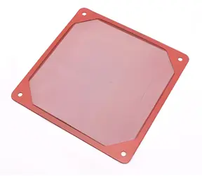 Primecooler PC-DFA120R červená / Prachový filtr / 120mm / Aluminium