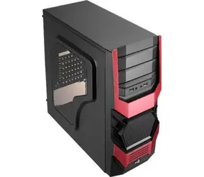 AeroCool Cyclops červená / PC skříň / ATX / Bez zdroje