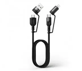 Baseus 4v1 / Nabíjecí kabel / PD 60W / Nylon / 1,2 m