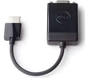 DELL redukce HDMI (M) na VGA (F) černá / HDMI 1.4 / Full HD 1080p / 470-ABZX