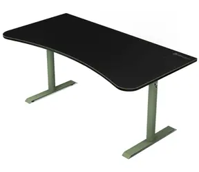 AROZZI ARENA Gaming Desk Forest Green / Herní stůl / D:160cm / Š:71-82cm / V:71-81cm