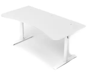 AROZZI ARENA Gaming Desk Pure White / Herní stůl / D:114 cm / Š:72 cm / V:72,5 cm