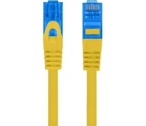 Lanberg CAT6A S/FTP 5m žlutá / Patch kabel / LSZH / CCA / Fluke Passed