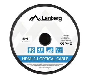 Lanberg / Kabel HDMI optický (AOC) / M/M / HDMI 2.1 / 8K / 50 m