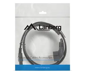 Lanberg CA-C5CA-11CC-0018-BK černá / Napájecí kabel / CEE 7/7 – C5 / 1.8 m