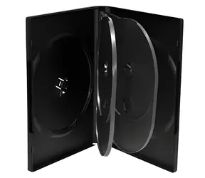 MediaRange DVD obal pro 6 disků černá / 22 mm / 50 ks