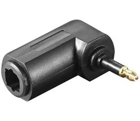 PremiumCord TOS / Optická redukce / mini Toslink M - Toslink F / zahnutá 90°