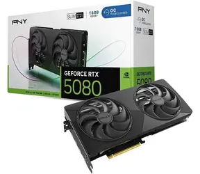 PNY RTX 5080 Slim OC 16GB / 2730MHz / 16GB GDDR7 / 256-bit / 1x HDMI + 3x DP / 850W (16)
