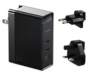 Baseus GaN Fast Charger / Rychlonabíječka / 100 W / EU + US + UK