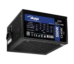 Akyga AK-C1-500 / Zdroj / 500 W / ATX 2.31 / 80 PLUS