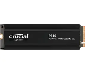 Crucial P310 4TB / M.2 SSD 2280 / PCIe 4.0 / 3D NAND / R:7100 MB/s / W:6000 MB/s / 5y