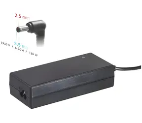 Akyga / Nabíječka na notebook / 19V / 6,3 A / 120W / konektor 5,5x2,5 mm