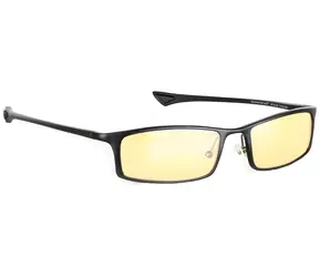 Gunnar Phenom Onyx / Brýle kancelářské / jantarová skla / černé obroučky