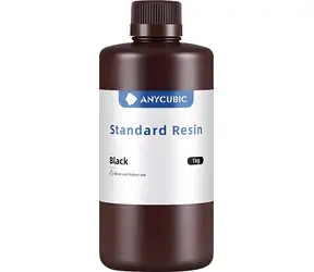 Anycubic Standard Resin černá / Pryskyřice pro 3D tiskárnu / 405 nm / 1 kg / Tvrdost 85 HS
