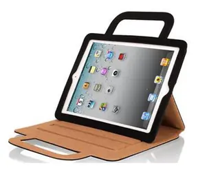 LUXA2 Rimini Stand Case černá / Pouzdro se stojánkem / Apple iPad 2