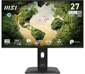 27" MSI PRO MP275PHGN E14 černá / Monitor / IPS / FHD / 144Hz / HDMI+DP / VESA