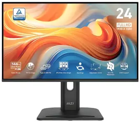 23.8" MSI PRO MP245PHGN E14 černá / Monitor / FHD / IPS / 144Hz / HDMI+DP / VESA