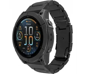 FIXED Titanium Strap černý / Řemínek / Garmin QuickFit 26 mm / titan / PVD