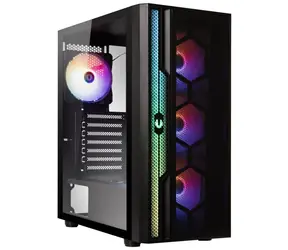 BitFenix Apollo černá / Skříň / ATX / 3x USB 3.0 + USB 2.0 / 4x 120mm ARGB / tvrzené sklo / bez zdroje