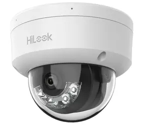 HiLook IPC-D180HA-LU / IP kamera / Dome / 8Mpix / 2,8 mm / Smart Hybrid Light / IP67+IK08 / IR 30 m