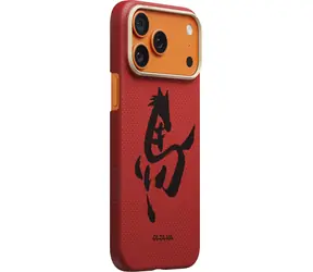 Pitaka Edge Case Ink Horse Cinnabar / Zadní kryt / Apple iPhone 17 Pro / aramid / MagSafe