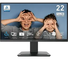 21.4" MSI PRO MP223 E2 černá / Monitor / VA / FullHD / 16:9 / 100Hz / HDMI+DP