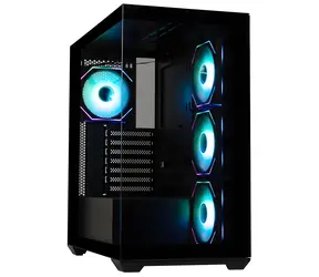 BitFenix CETO Cube černá / PC skříň / ATX / 4x 120mm ARGB / 2x USB 3.0 + USB-C / bez zdroje / tvrzené sklo