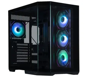 BitFenix T10 černá / Skříň / ATX / 4x 120mm ARGB + controller / USB 3.0 / USB-C / bez zdroje / panoramatická bočnice