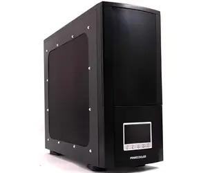 PRIMECOOLER MeshCase AS černá / Počítačová skříň / LCD / MeshSide / ATX / Bez zdroje