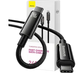 Baseus CAWJ040101 černá / Kabel USB-C (M) - USB-C (M) / 2 m