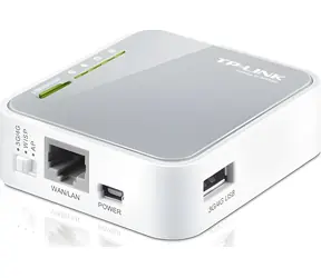 TP-Link TL-MR3020 / Router / Přenosný / Wi-Fi 4 (802.11n) / 300 Mbit/s / USB 2.0