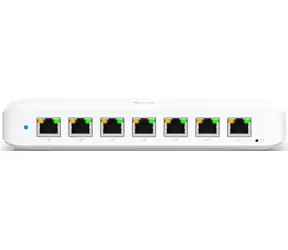 Ubiquiti UniFi Switch Ultra 210W / Switch / 8× GbE RJ-45 / 7× PoE+ 802.3af/at / PoE budget 202W