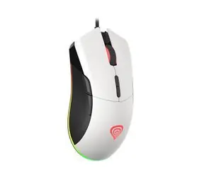 Genesis Krypton 290 RGB bílá / Herní optická myš / 6400 DPI / Drátová USB