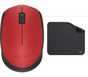 Logitech M171 červená + Studio Series Graphite / Set / bezdrátová myš + příslušenství