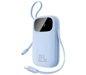 Baseus EnerFill FC31 20000mAh modrá / Powerbanka / 22,5W / USB-C / USB-A / Lightning