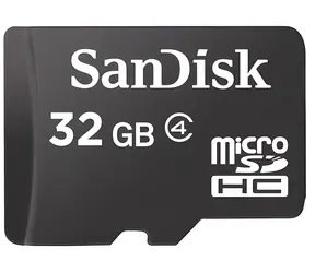 SanDisk microSDHC 32 GB / Paměťová karta / Class 4 / bez adaptéru