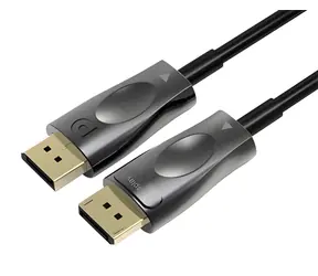 PremiumCord DisplayPort 1.4 Optický / Kabel / 8K / M/M / 25 m / zlaté konektory