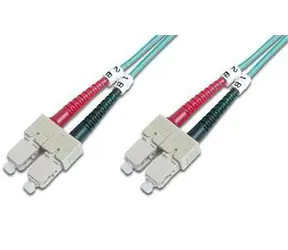 DIGITUS SC/SC / Optický patch kabel / Multimode 50/125 µm / OM3 / Duplex / 5 m