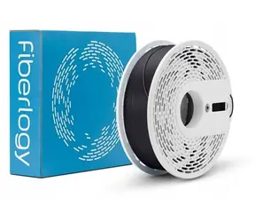 Fiberlogy PCTG+GF černá / Tisková struna / 1,75 mm / 0,75 kg