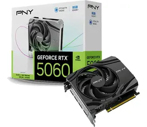 PNY GeForce RTX 5060 Single Fan 8GB / Grafická karta / 2280MHz / 8GB GDDR7 / 128-bit / 1x HDMI + 3x DP / 550W (8)