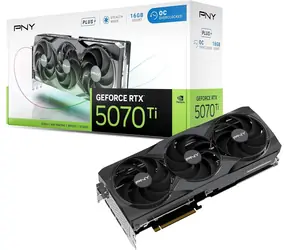 PNY GeForce RTX 5070 Ti OC Triple Fan Plus 16GB / Grafická karta / 16GB GDDR7 / DLSS4