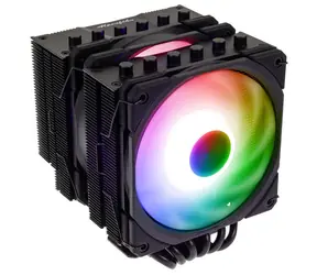 Alpenföhn Brocken 4 Max ARGB černá / Chladič CPU / 260W TDP / 2× 120 mm ARGB / 6× heatpipe / pro Intel + AMD