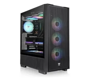 Thermaltake S380 TG ARGB černá / ATX / 2x USB-A 3.0 / 1x USB-C 3.2 / ARGB / bez zdroje / průhledná bočnice