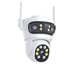 Immax NEO LITE SMART Security TRIPLE / Venkovní IP kamera / P/T 355°/90° / Wi-Fi / IP65 / 3× 2MP / ONVIF / TUYA