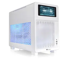 Thermaltake TR200 bílá / Micro ATX / 2× USB-A 3.2 Gen 1 / 1× USB-C 3.2 Gen 2 / Bez zdroje / AIO 360 mm