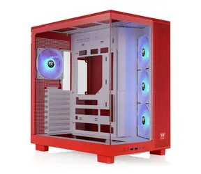Thermaltake View 380 XL TG ARGB červená / ATX / 2x USB-A 3.2 / 1x USB-C / 4x120mm / bez zdroje / průhledná bočnice