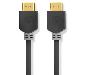 Nedis High Speed HDMI 5 m antracit / Kabel HDMI / 4K 60Hz / ARC / 18 Gbps / Ethernet