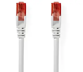 Nedis CAT6 20 m bílá / Patch kabel / RJ45-RJ45 / U/UTP