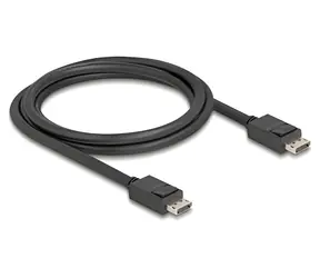 Delock 81175 černá / DisplayPort kabel / DP 2.1 / 80 Gbps / 16K 60 Hz / 1,8 m